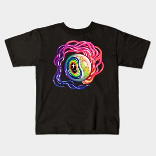 Rainbow Eyeball Kids T-Shirt